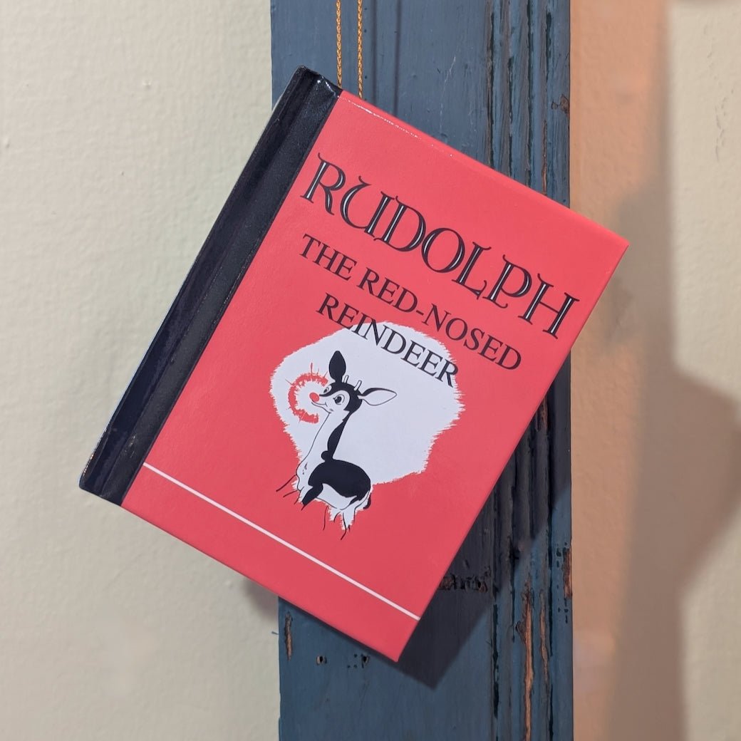 Miniature Rudolph the Red Nosed Reindeer Book Ornament - Thumbnail 2