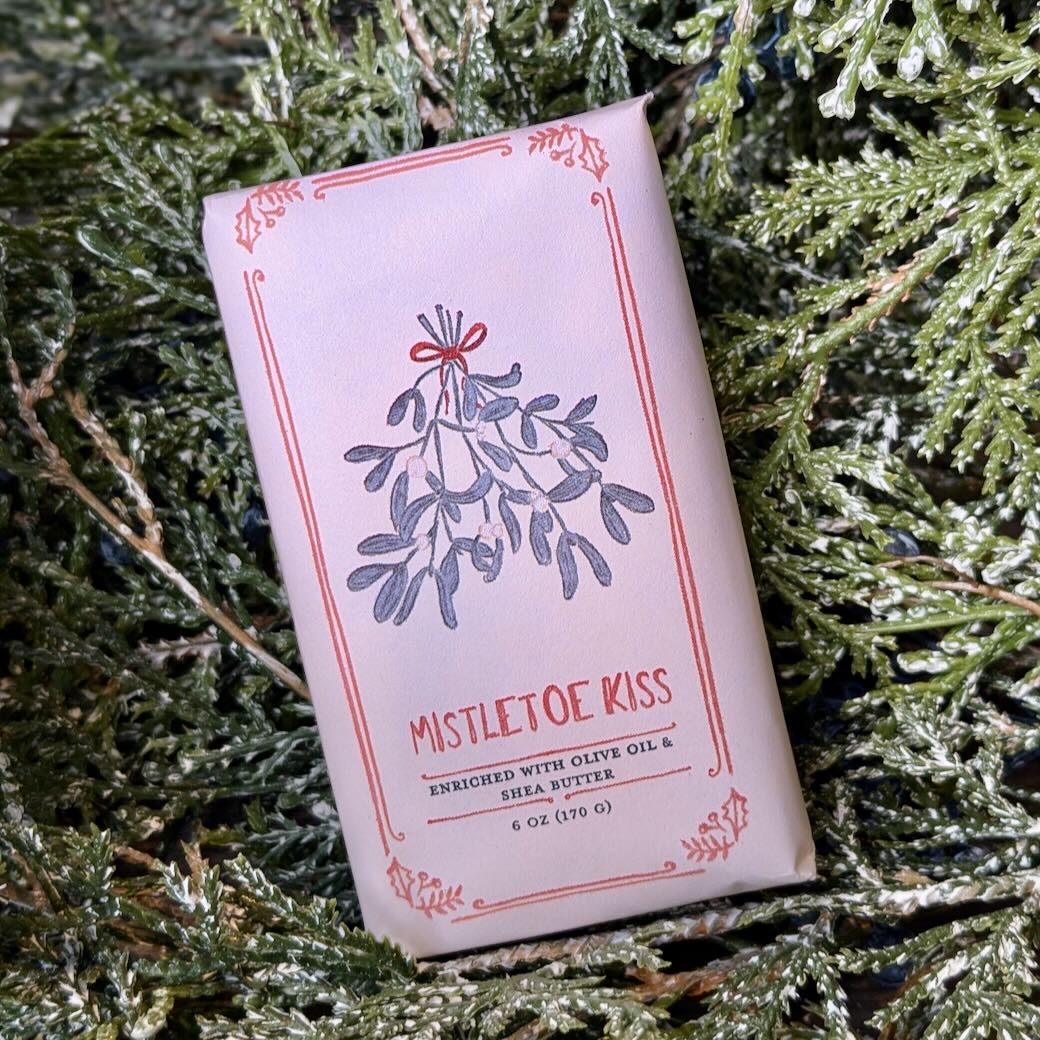 Mistletoe Kiss Shea Butter Christmas Soap - Marmalade Mercantile