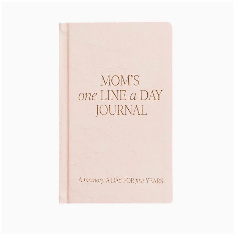 Mom’s One Line a Day Hardcover Leather Bound Journal - Marmalade Mercantile