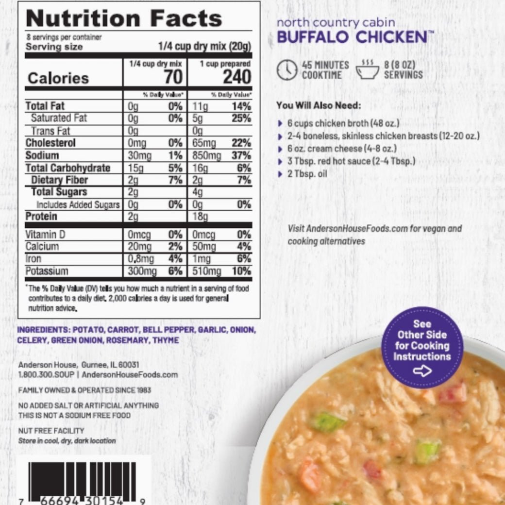 North Country Cabin Buffalo Chicken Soup - Marmalade Mercantile