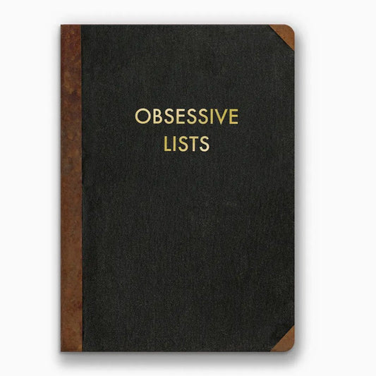 Obsessive Lists Notebook Journal - Marmalade Mercantile