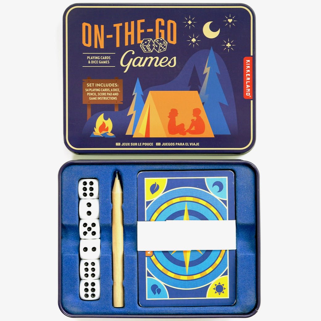 On - the - Go Games Playing Cards & Dice Games - Marmalade Mercantile