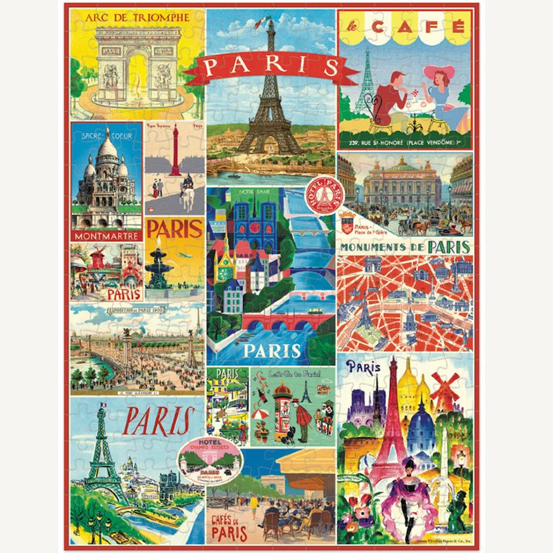 Paris Mini Puzzle 240 - Piece Jigsaw Puzzle - Marmalade Mercantile