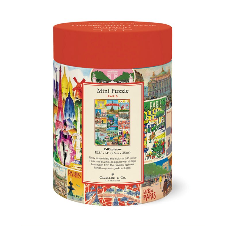 Paris Mini Puzzle 240 - Piece Jigsaw Puzzle - Marmalade Mercantile
