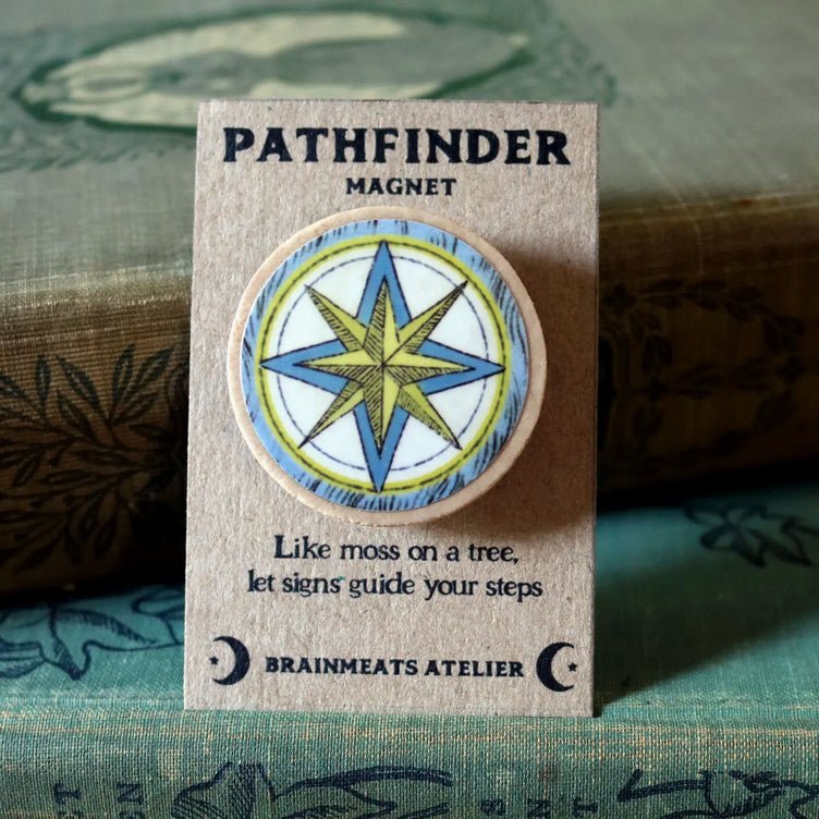 Pathfinder Magnet - Compass Intention Token for Guidance - Marmalade Mercantile