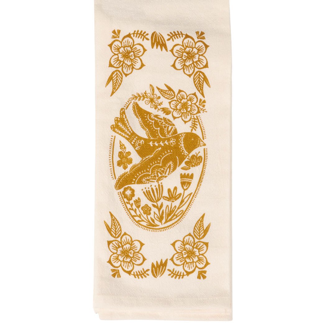 Peace Dove Cotton Flour Sack Kitchen Towel - Marmalade Mercantile