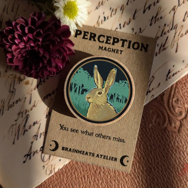 Perceptions Magnet - Rabbit Token for Perception - Marmalade Mercantile