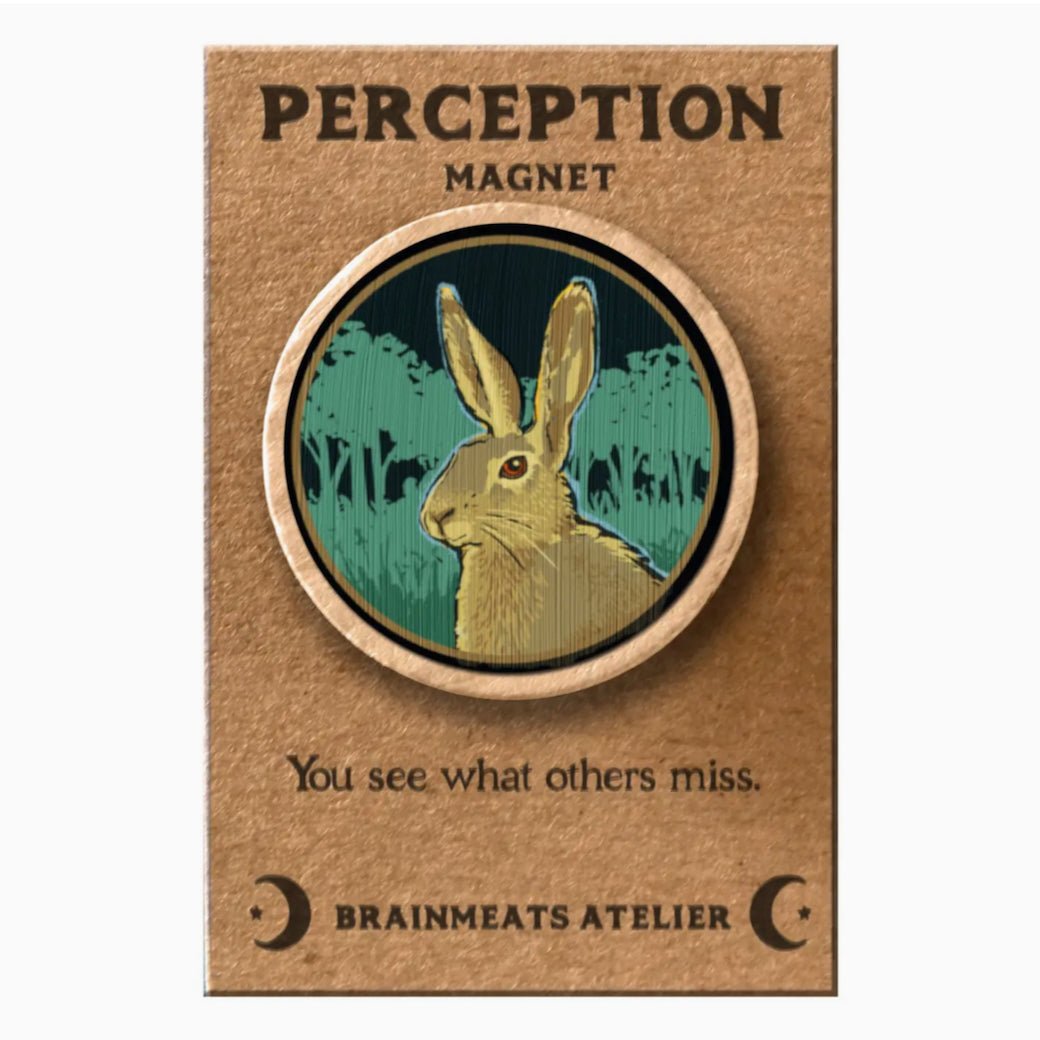 Perceptions Magnet - Rabbit Token for Perception - Marmalade Mercantile