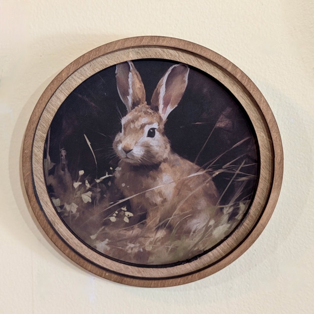 Petite Framed Brown Bunny Print - Choice of Style - Marmalade Mercantile