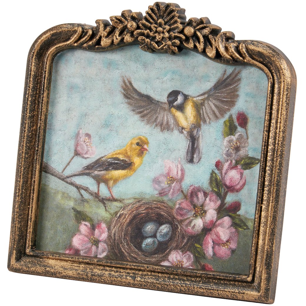 Petite Vintage - Style Framed Goldfinch Print - Marmalade Mercantile