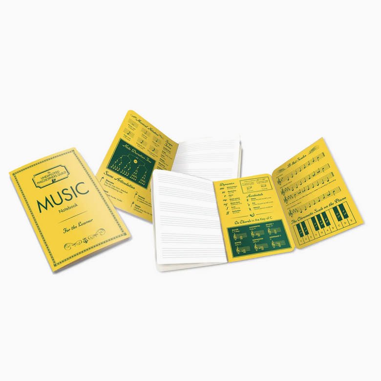 Pocket Sized Mini Music Notebook - Marmalade Mercantile