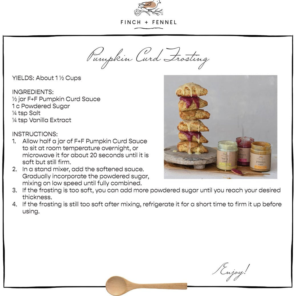 Pumpkin Curd Sauce 10 oz Jar - Marmalade Mercantile