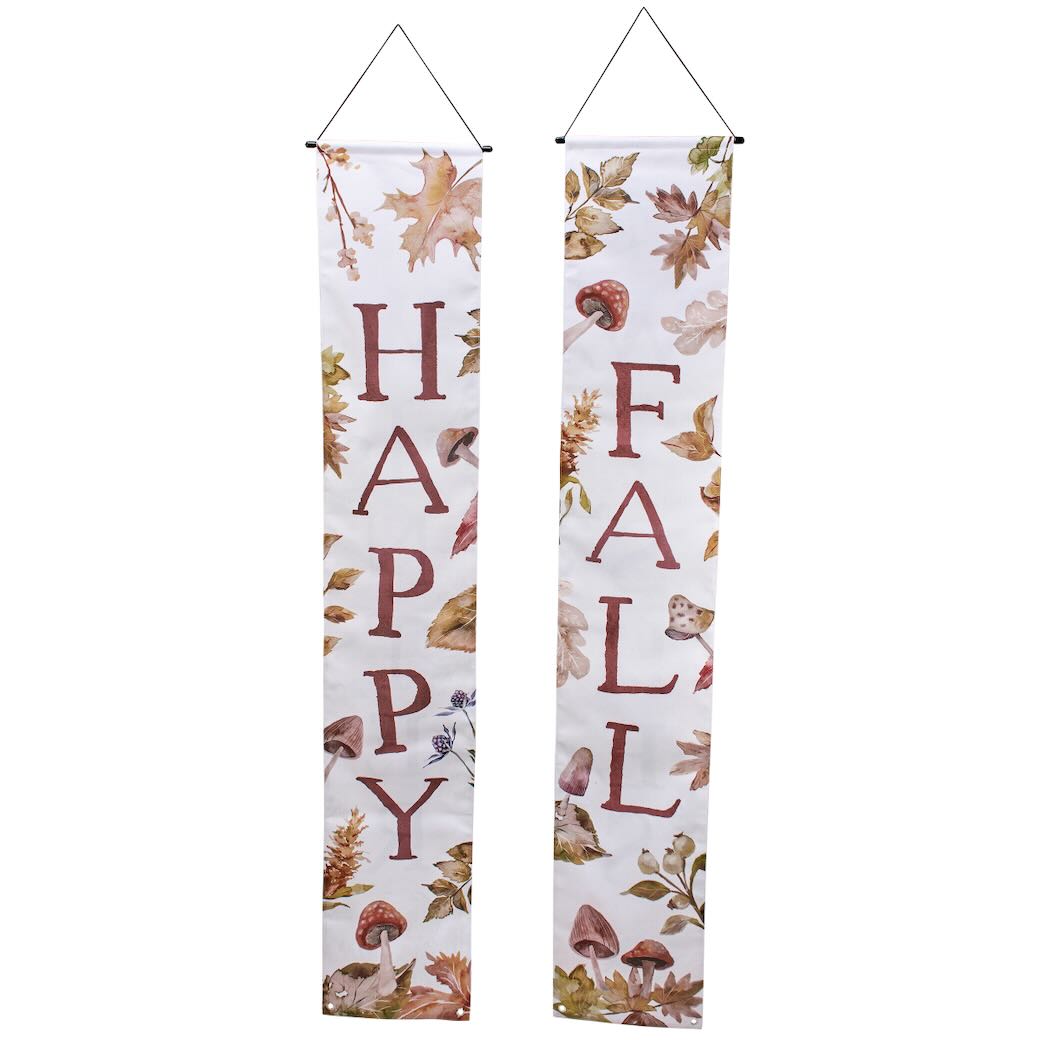 Reversible Porch Banner Set Happy Fall & Winter Wishes - Marmalade Mercantile