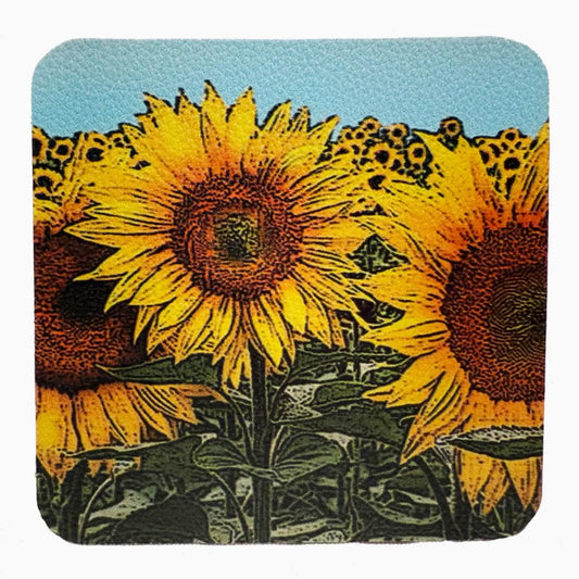 Set of Four Sunflower Drink Coasters - Marmalade Mercantile