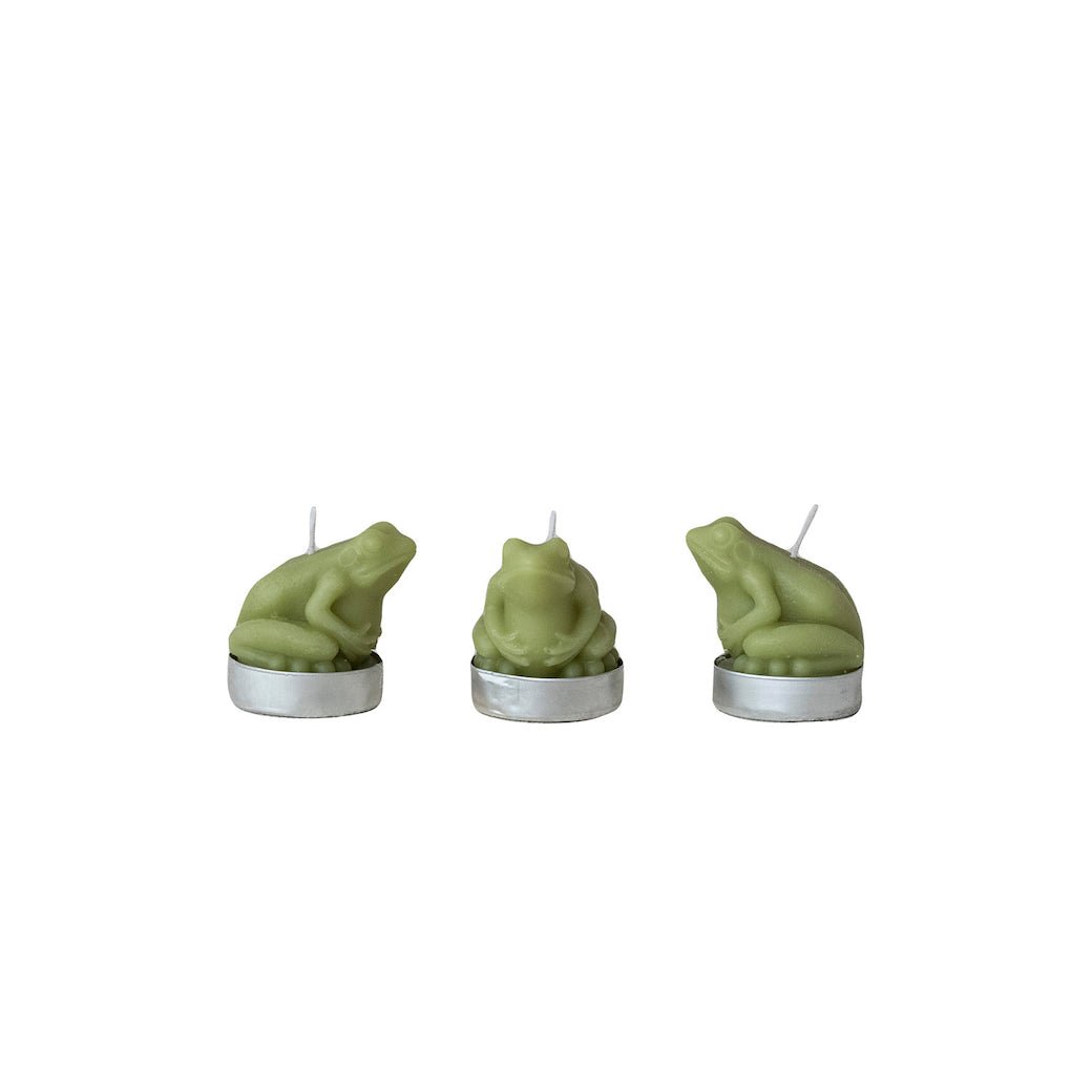 Set of Nine Tealights CHOOSE Frog or Snail Shapes - Marmalade Mercantile