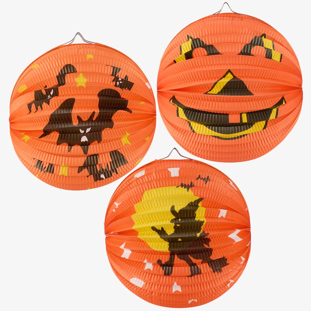 Set of Three Paper Accordion Halloween Decorations - Marmalade Mercantile