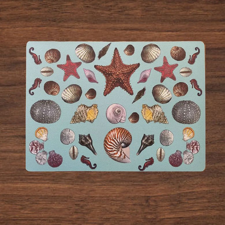 Set of Two Under the Sea Vinyl Placemats - Marmalade Mercantile