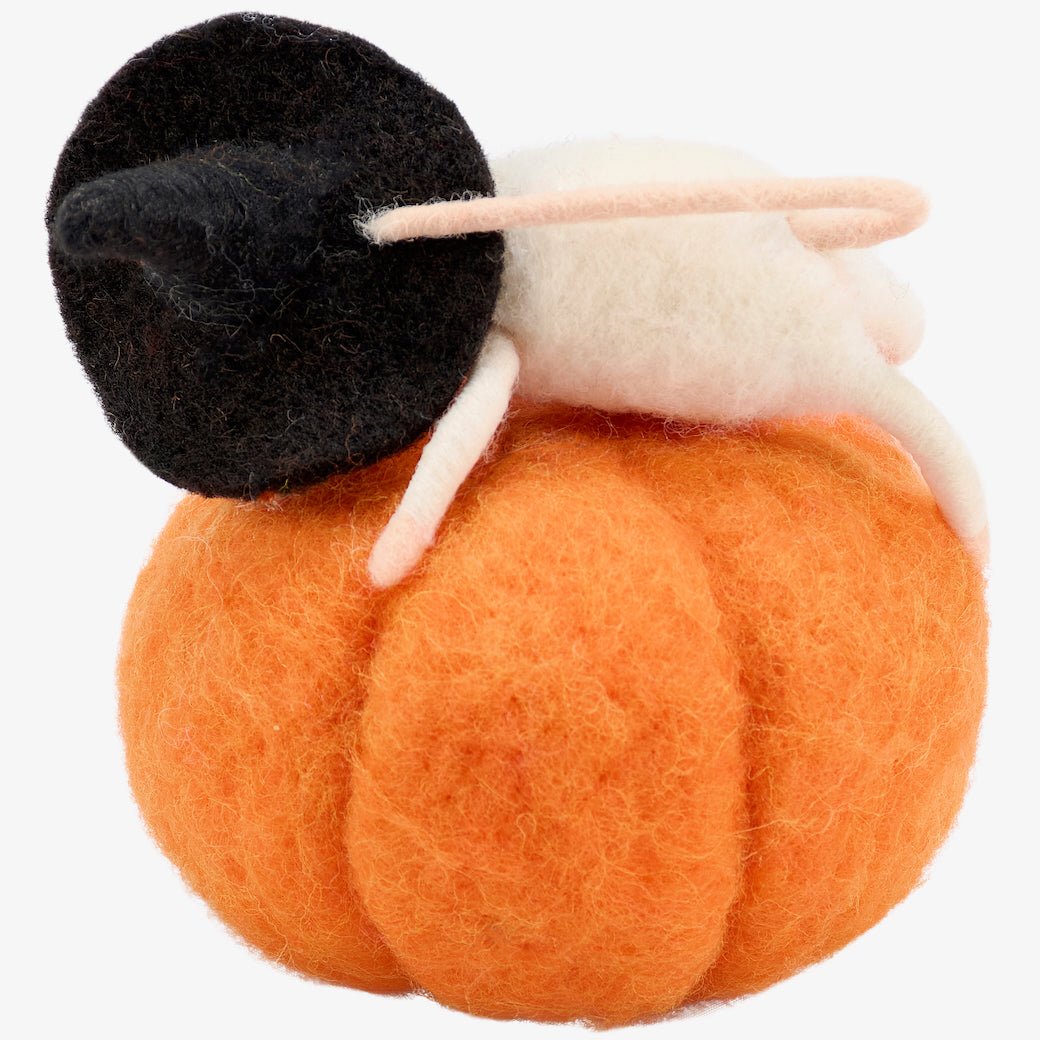 Sleepy Halloween Witch Mouse Critter - Marmalade Mercantile