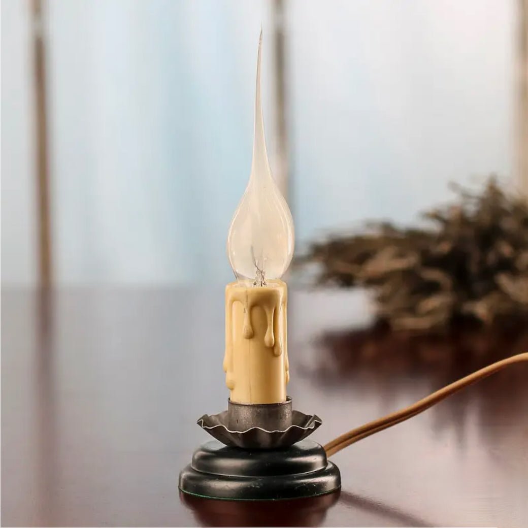 Small 3” Tall Electric Primitive Welcome Candle - Marmalade Mercantile
