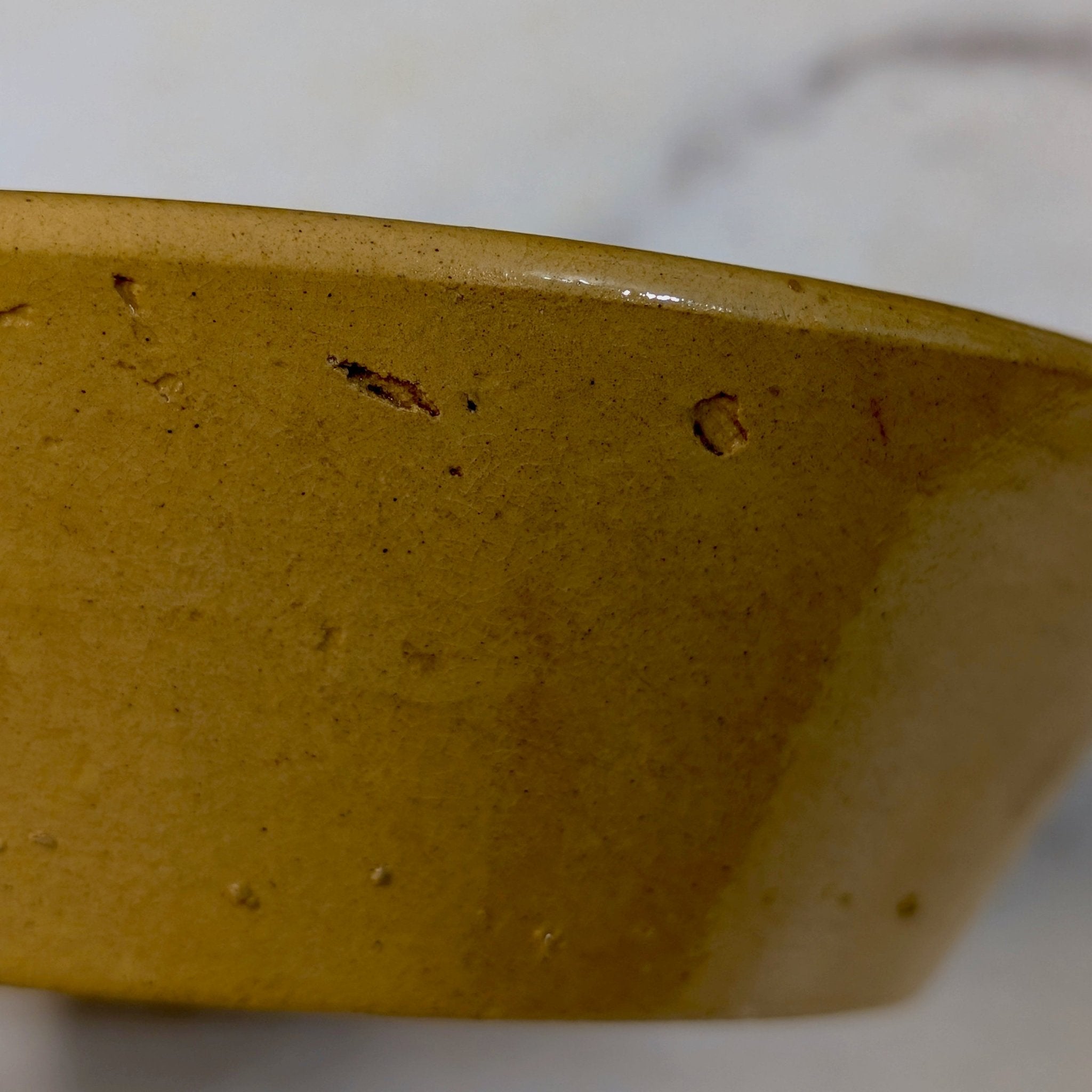 Small Antique Yellowware Milk Pan - Marmalade Mercantile