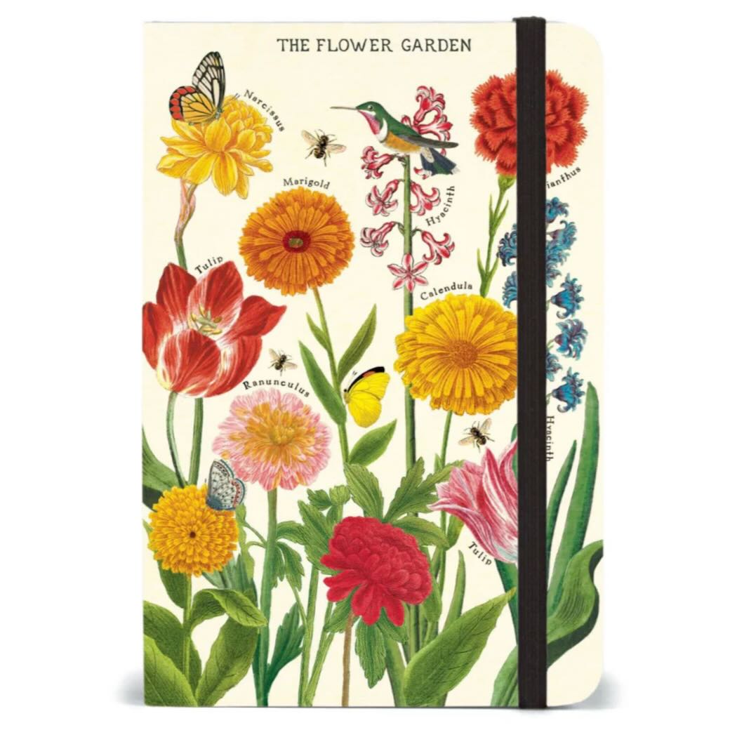 Small Flower Garden Notebook/Journal 4 x 6” - Marmalade Mercantile