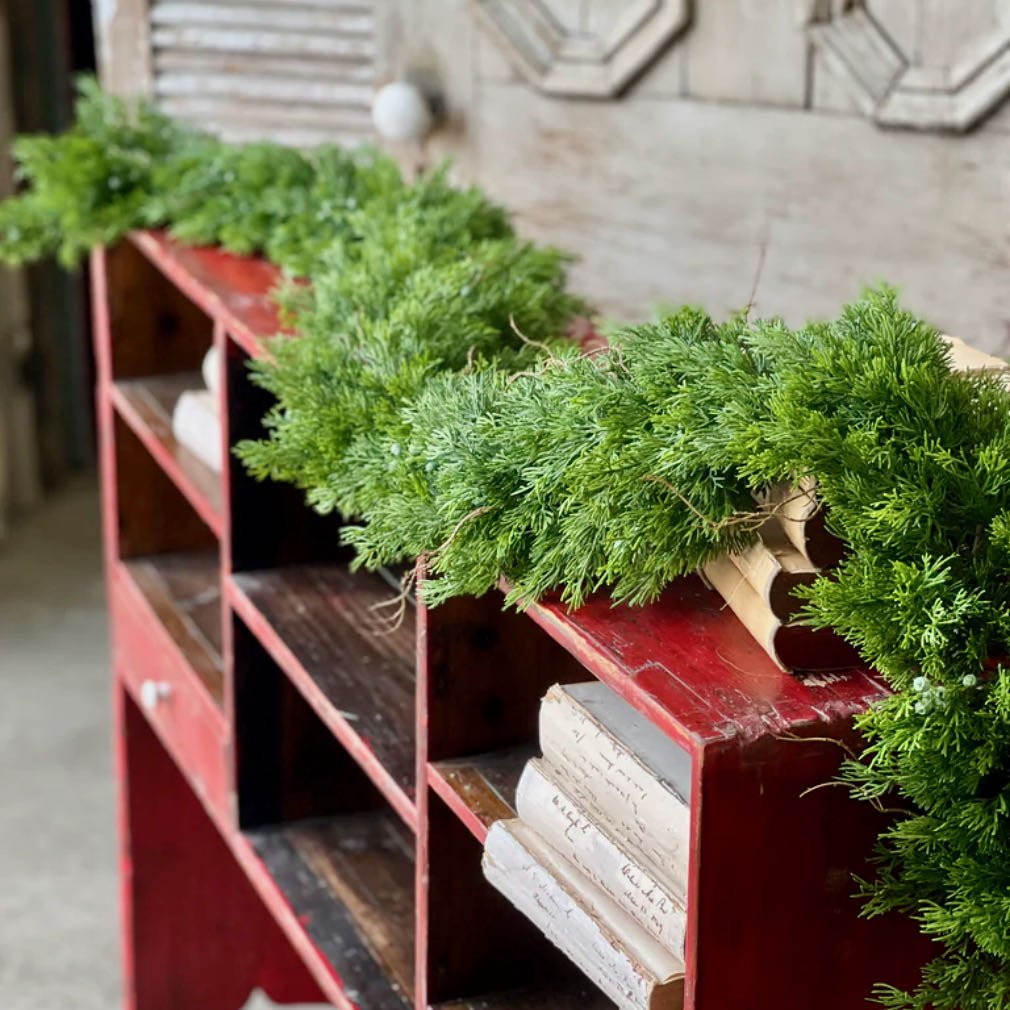 Spectacular Festive Christmas Cedar Garland - Marmalade Mercantile