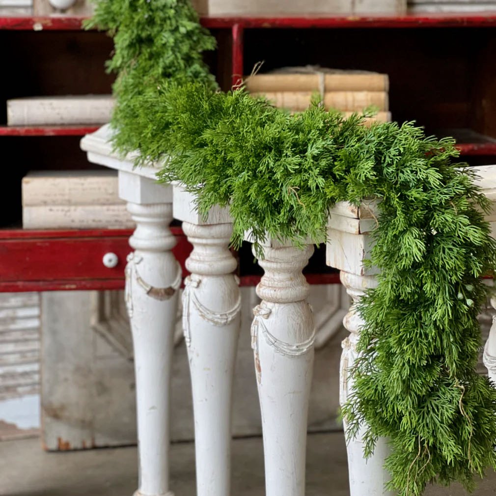 Spectacular Festive Christmas Cedar Garland - Marmalade Mercantile