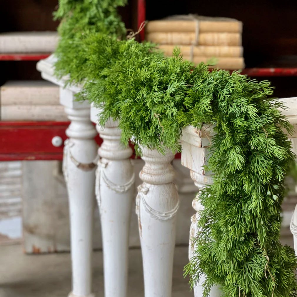 Spectacular Festive Christmas Cedar Garland - Marmalade Mercantile