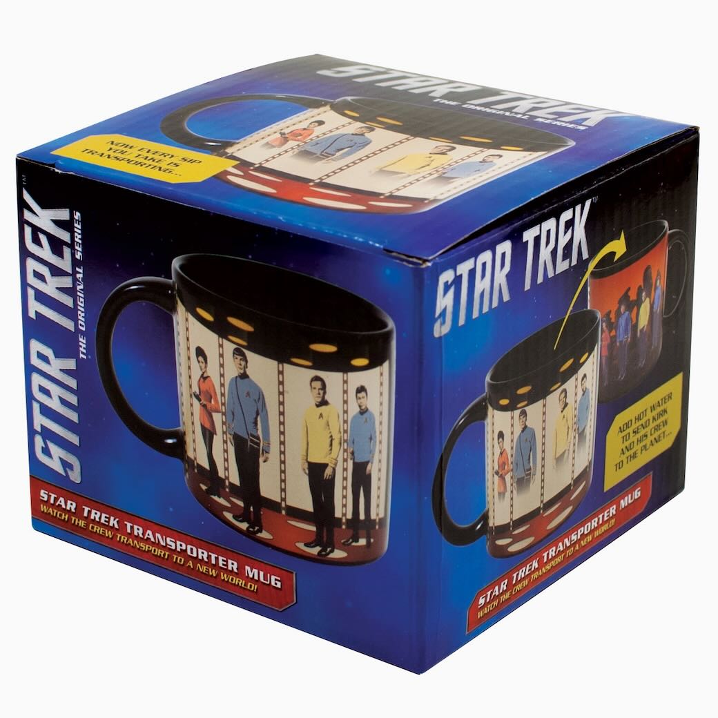 Star Trek Heat Sensitive Transporter Mug Energize! - Marmalade Mercantile