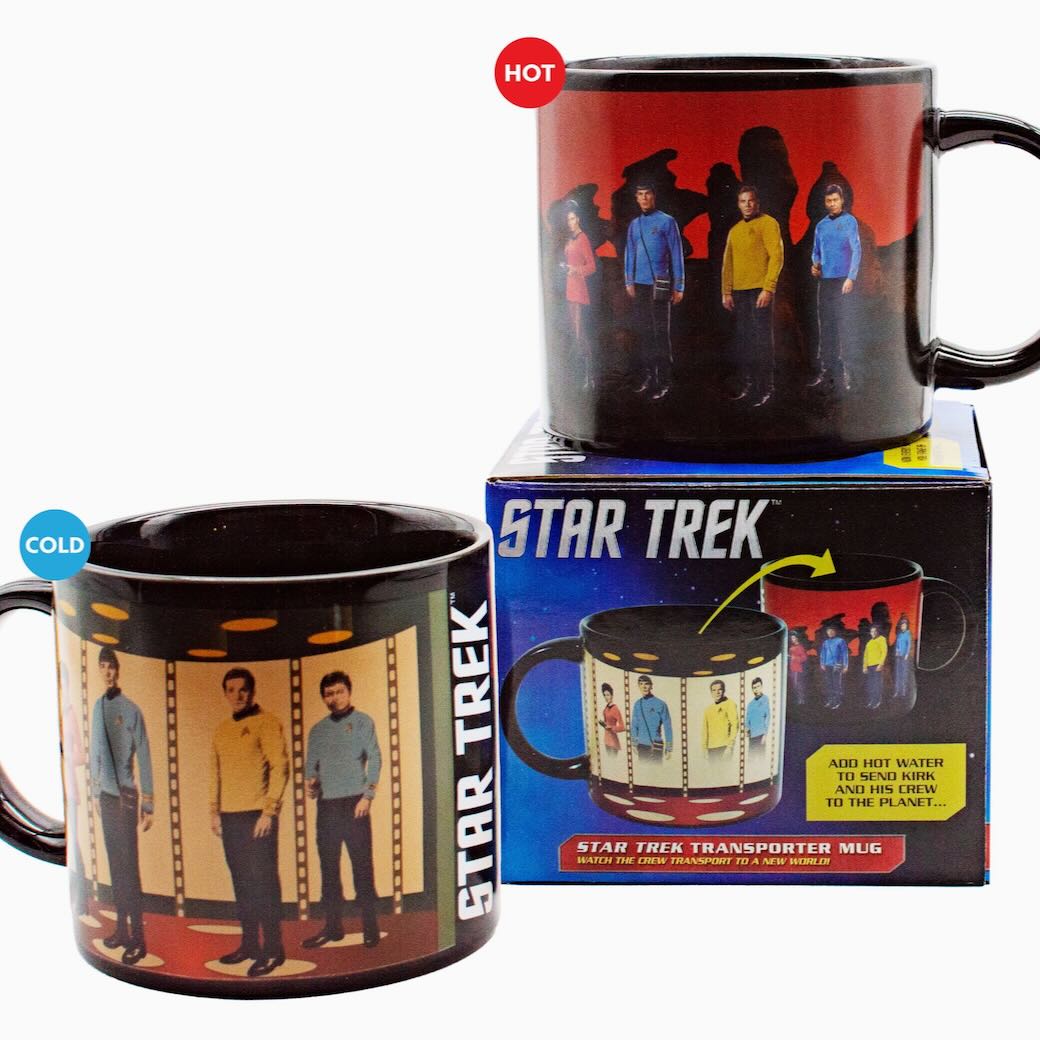 Star Trek Heat Sensitive Transporter Mug Energize! - Marmalade Mercantile