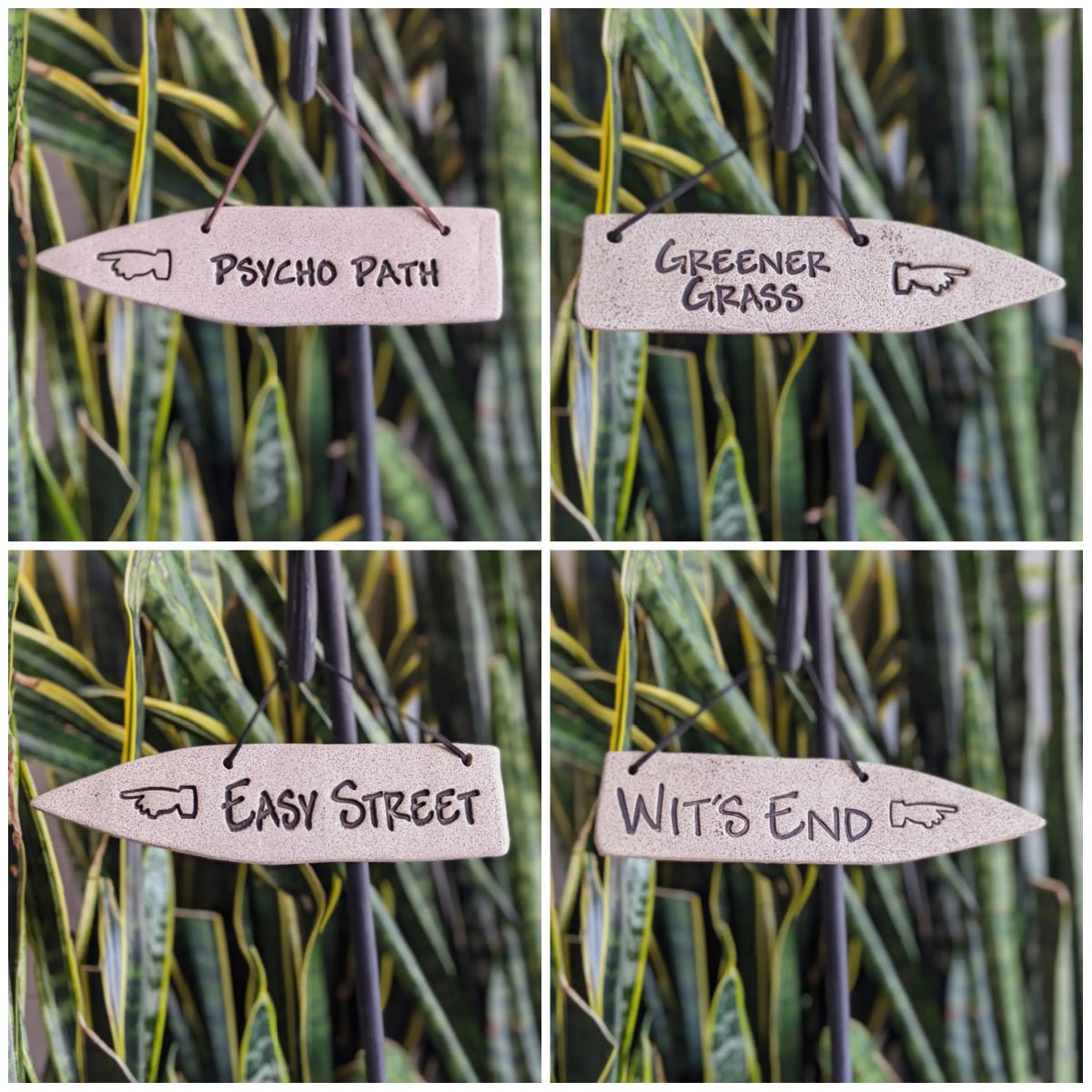 Stoneware Garden Detour Plaques - Choice of 4 Styles - Marmalade Mercantile