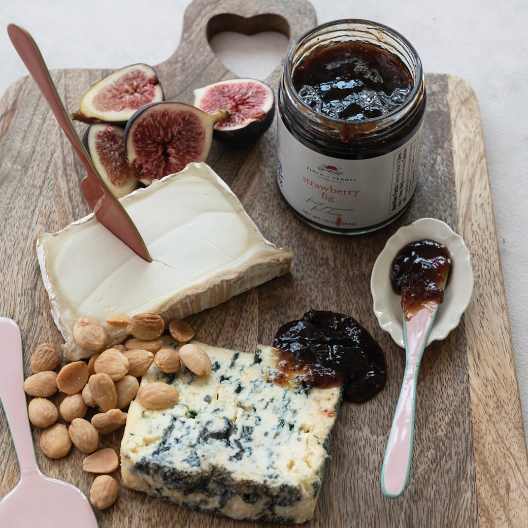 Strawberry Fig Fruit Preserves for Cheese Pairing - Marmalade Mercantile
