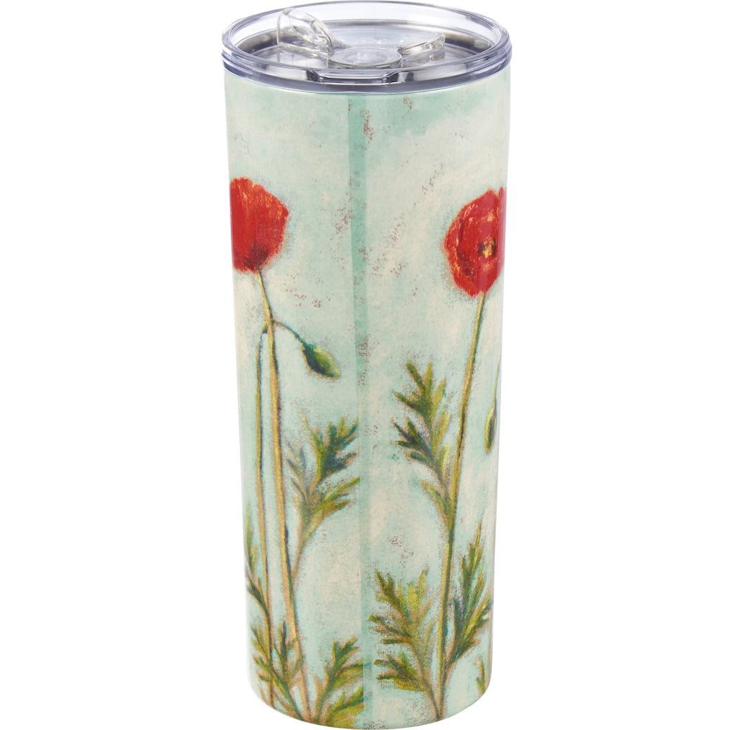 Summer Poppies Insulated Coffee Tumbler - Marmalade Mercantile