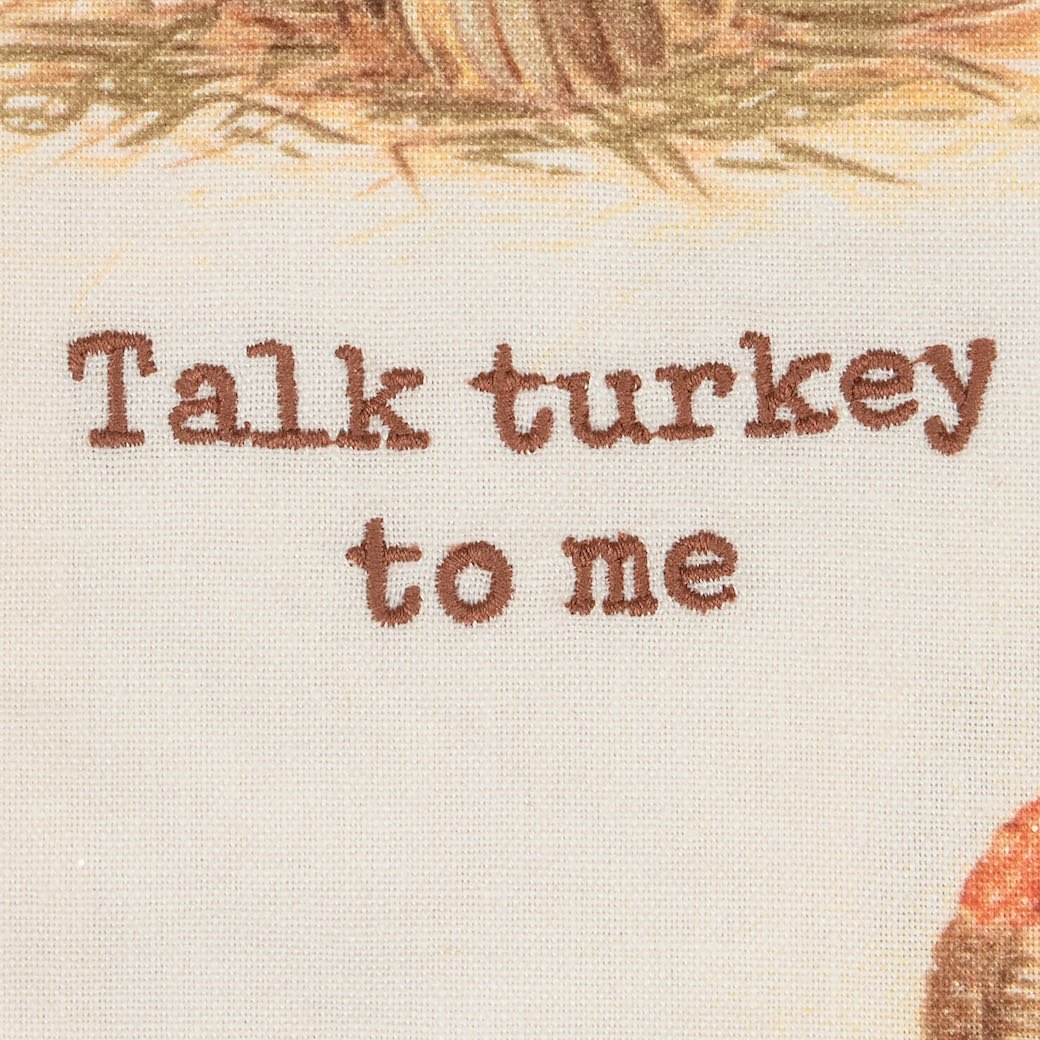 Talk Turkey To Me Thanksgiving Kitchen Towel - Marmalade Mercantile