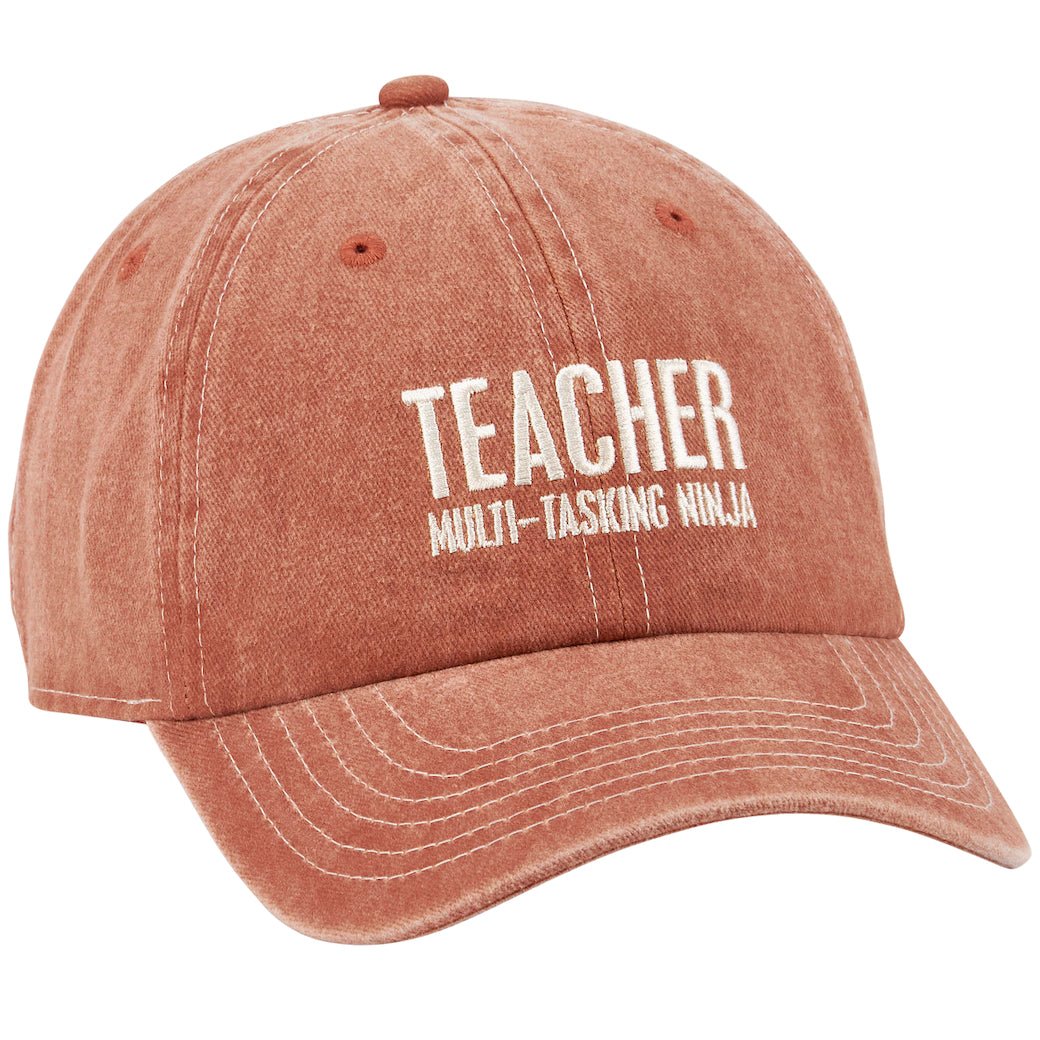 Teacher Multi - Tasking Ninja Stonewashed Ball Cap - Marmalade Mercantile