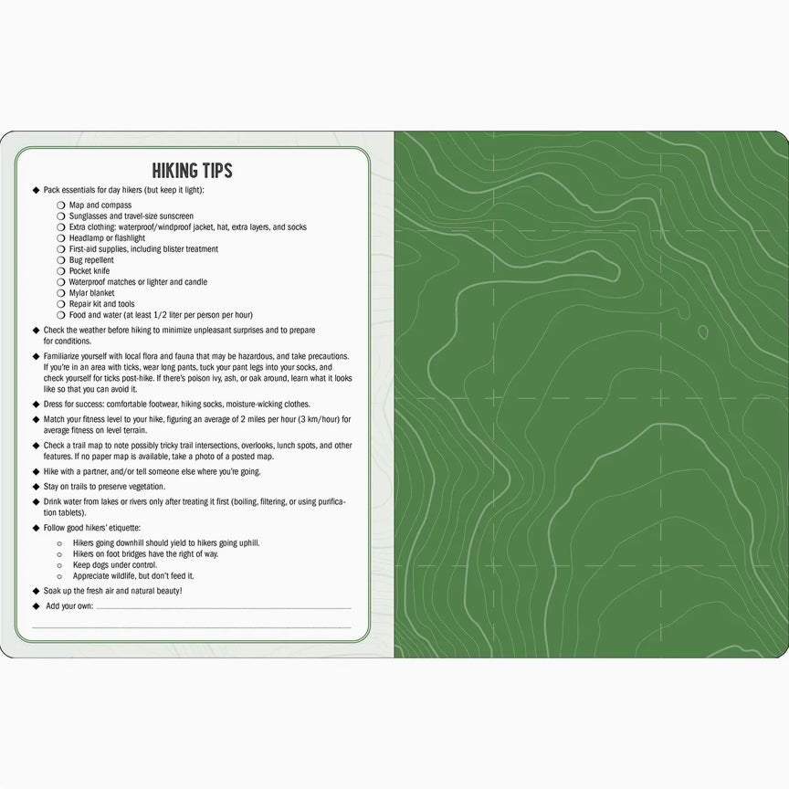 The Hiking Logbook: Record Your Adventures! - Marmalade Mercantile