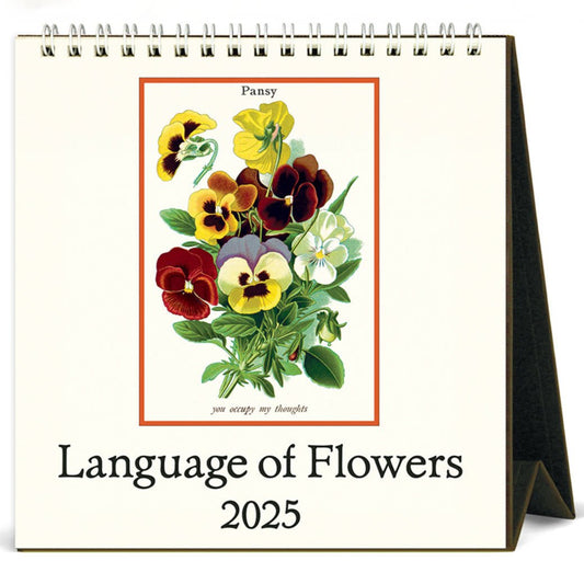 The Language of Flowers 2025 Desk Calendar - Marmalade Mercantile