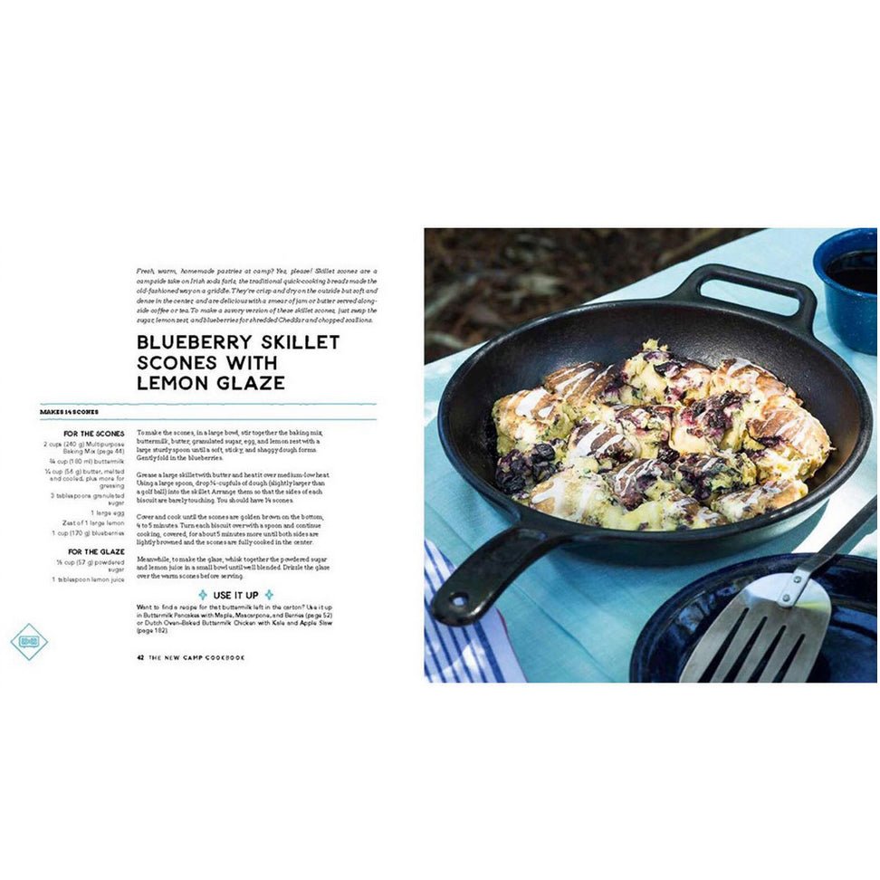 The New Camp Cookboook Gourmet Grub for Campers, Road Trippers, and Adventurers - Marmalade Mercantile