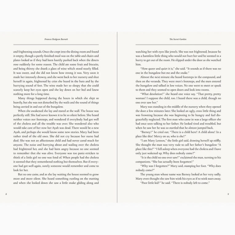 The Secret Garden by Frances Hodgson Burnett - Marmalade Mercantile
