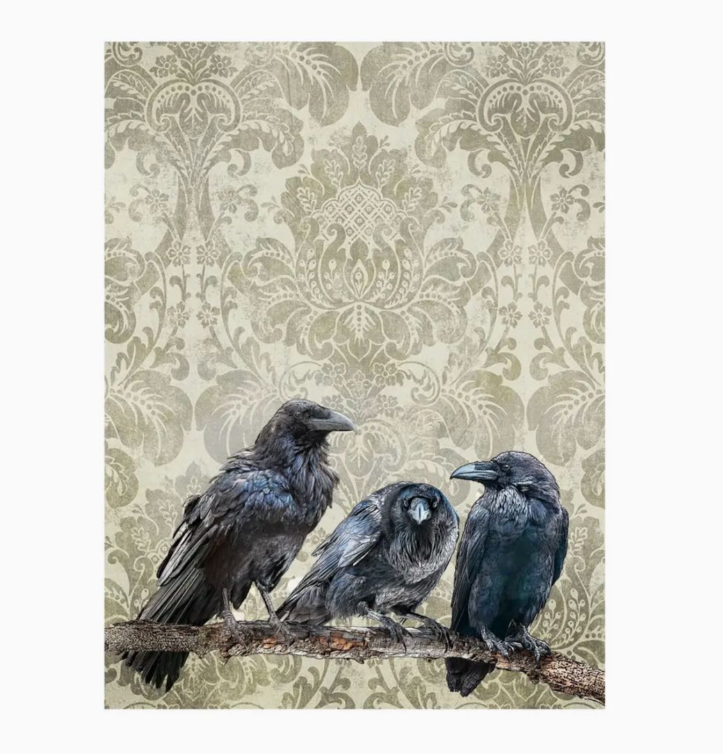 Three Ravens Flour Sack Kitchen Towel - Marmalade Mercantile