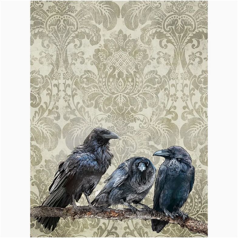 Three Ravens Flour Sack Kitchen Towel - Marmalade Mercantile