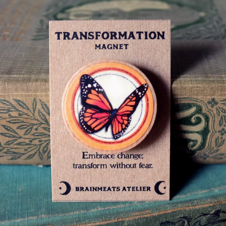 Transformation Magnet - Monarch Butterfly Token for Growth - Marmalade Mercantile