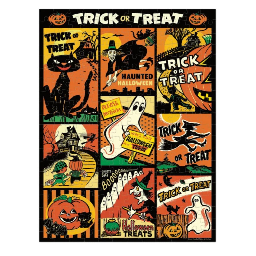 Trick or Treat Halloween Mini Jigsaw Puzzle - Marmalade Mercantile