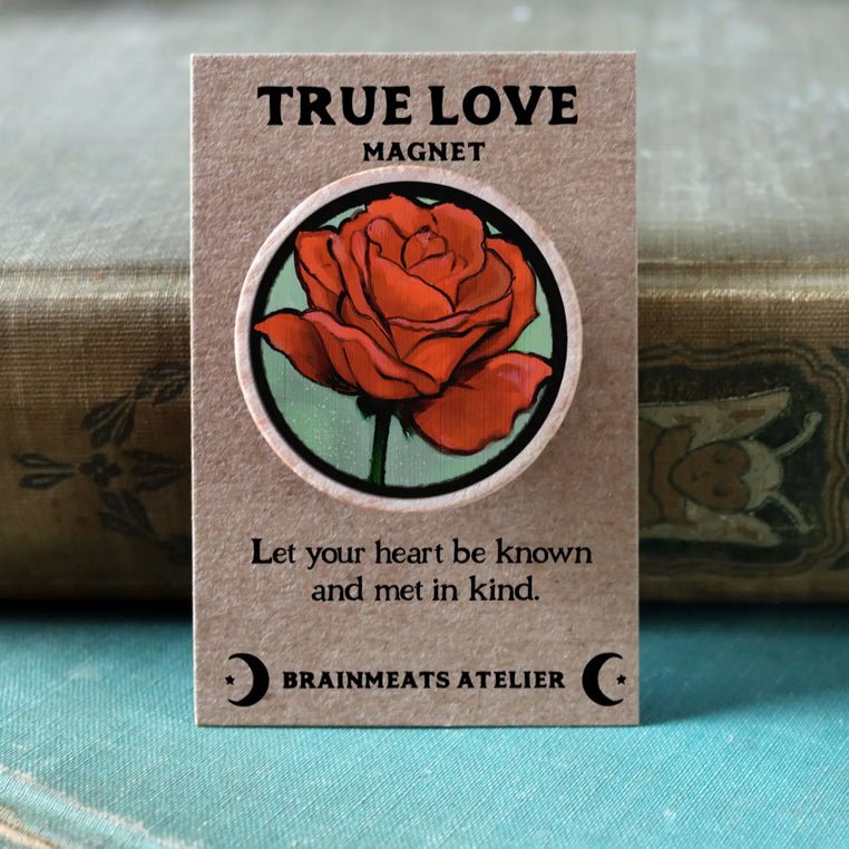 True Love Magnet - Rose Token for Devotion & Connection - Marmalade Mercantile