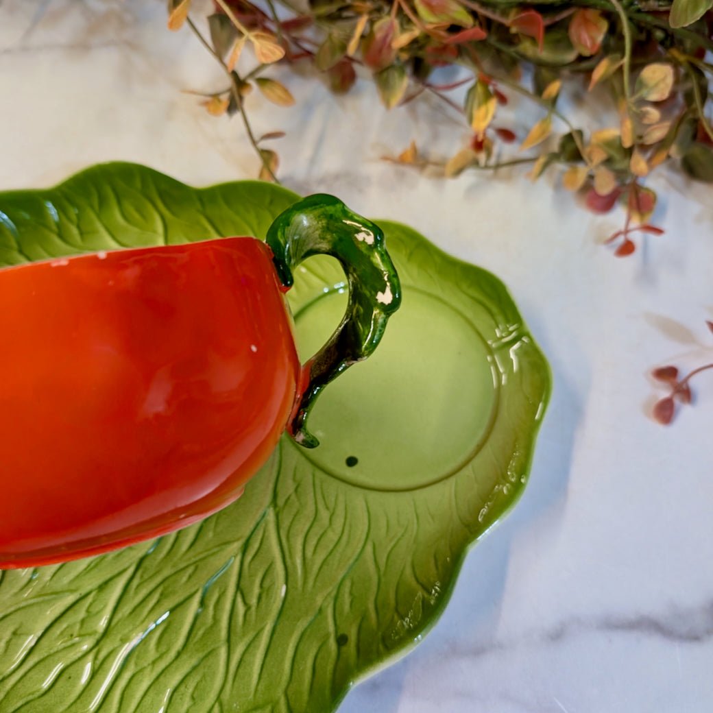 Vintage 1962 Holt Howard Tomato Soup & Sandwich Set for Six - Marmalade Mercantile