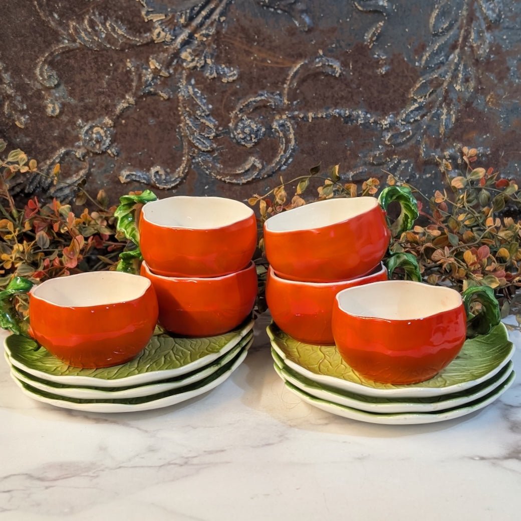 Vintage 1962 Holt Howard Tomato Soup & Sandwich Set for Six - Marmalade Mercantile