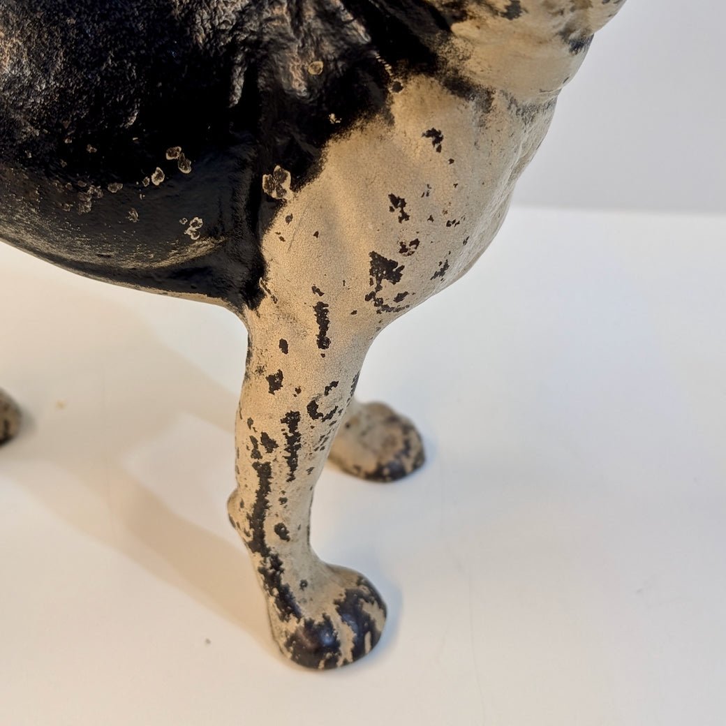 Vintage Hubley Cast Iron Boston Terrier Door Stop - Marmalade Mercantile