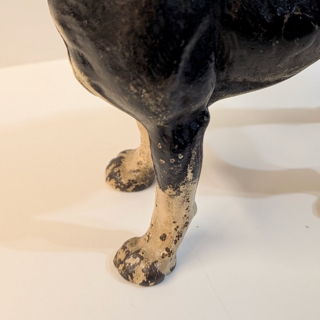 Vintage Hubley Cast Iron Boston Terrier Door Stop - Marmalade Mercantile