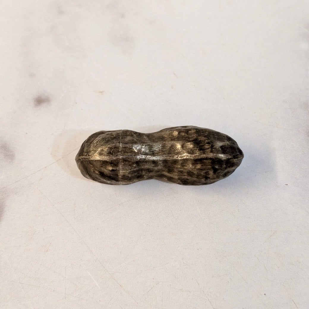 Vintage Sterling Silver Peanut - Shaped Pill Case Lunt Silversmiths - Marmalade Mercantile