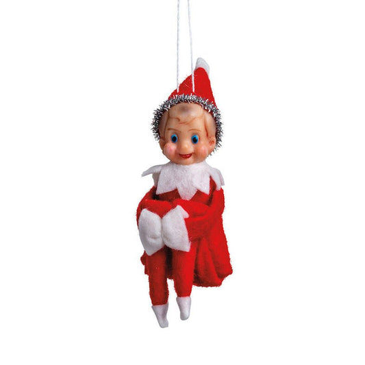 Vintage - Style Elf on a Shelf Christmas Ornament - Marmalade Mercantile